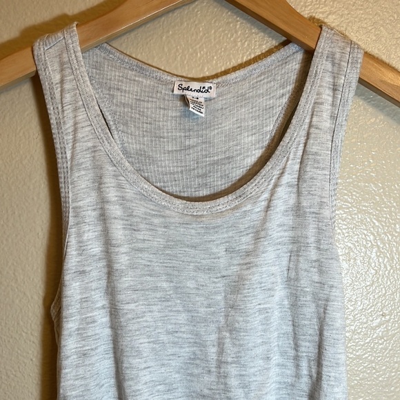 Splendid Gray Tank Casual Neutral Summer Dress - Picture 2 of 11